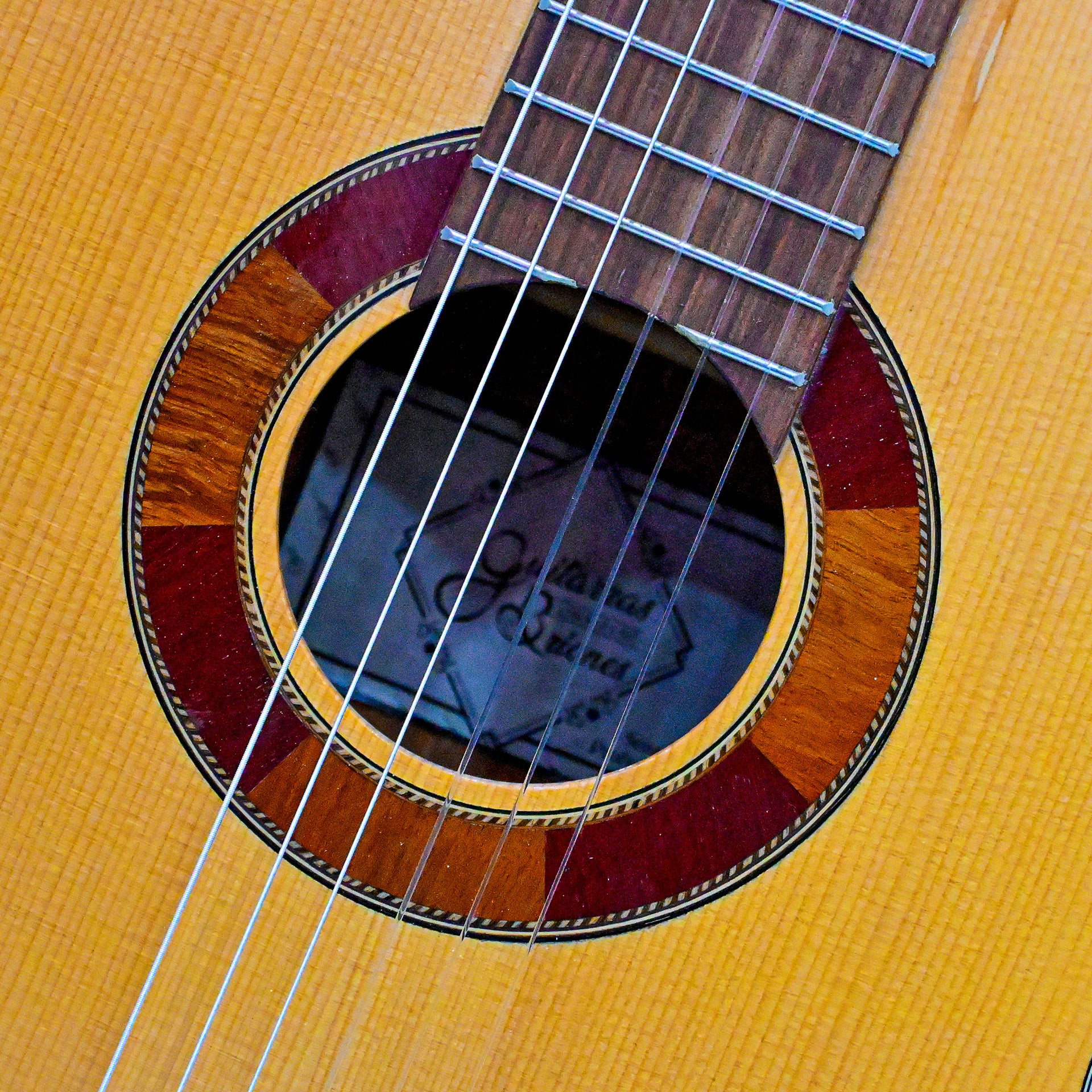 Guitarra Clasica Roja